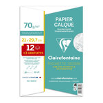 Clairefontaine Papier calque  A4  70 g/m2  pack promo