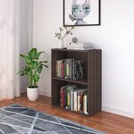 vidaXL Bibliothèque bois d'ingénierie 60x31x78 cm Chêne sonoma gris