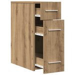 vidaXL Armoire d'apothicaire chêne artisanal 20 x 45 5 x 60 cm