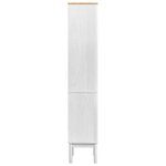 vidaXL Meuble de salle de bain haut FLORO Blanc 35 x 30 x 160 cm