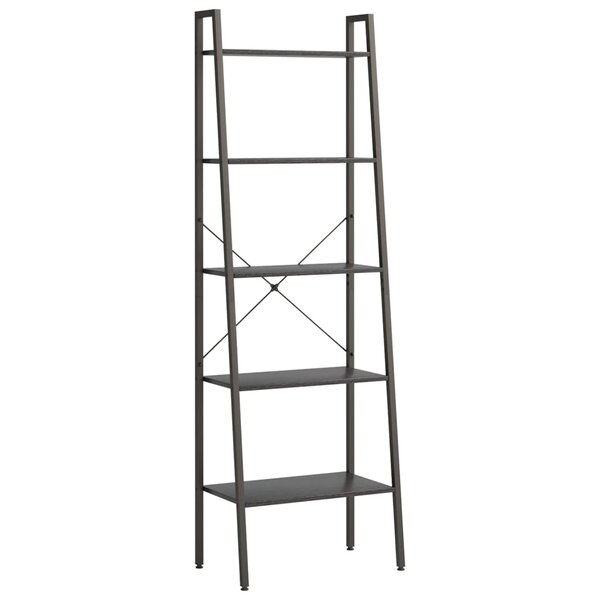 vidaXL Étagère sur pied 5 niveaux Noir 56x35x174 cm