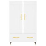 vidaXL Buffet haut blanc 69 5x31x115 cm bois d'ingénierie