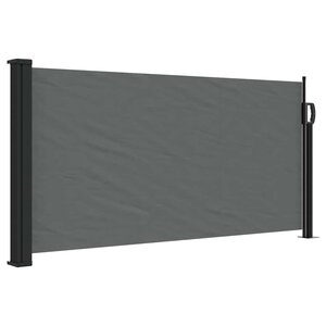 vidaXL Store latéral rétractable Anthracite 100 x 500 cm