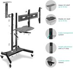 Onkron ts1551 blk support tv sur piedà  roulettes pour des téléviseurs de 40 à 70 pouces noir