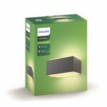 Philips mygarden applique murale hedgehog 1x42 w anthracite 1733793pn