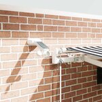 vidaXL Auvent rétractable automatique avec LED anthracite et blanc