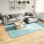 vidaXL Tapis OVIEDO à poils courts vert 200x280 cm