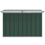 vidaXL Boîtes de rangement Acier galvanisé 109 x 67 x 65 cm Vert