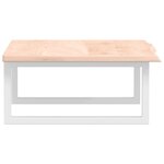 vidaXL Étagère de vasque murale acier et bois de chêne massif