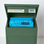 Boîte à colis moyenne 1 porte Verte à accès frontal Acier galvanisé SMART PARCEL BOX®