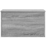 vidaXL Boîte de rangement sonoma gris 60x35x35 cm bois d'ingénierie