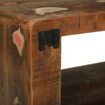 vidaXL Meuble TV 60 x 30 x 25 cm Bois massif de récupération