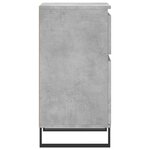 vidaXL Buffets 2 Pièces gris béton 40x35x70 cm bois d'ingénierie