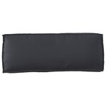 vidaXL Set de coussins de palette 3 Pièces Noir 120 x 80 x 12 cm