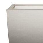 vidaXL Jardinière 35x35x75 cm acier résistant aux intempéries