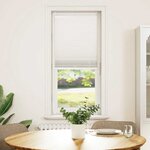 vidaXL Store plissé 60x125 cm Blanc