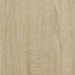 vidaXL Bibliothèque chêne sonoma 80x30x189 cm bois d'ingénierie