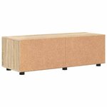 vidaXL Cabinet en Bois avec tiroir Chêne Sonoma 100 5 x 39 x 30 cm