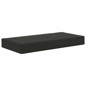 vidaXL Coussin de Siège d'Extérieur Noir 80 x 40 x 8 cm