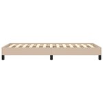 vidaXL Cadre de lit sans matelas cappuccino 90x190 cm similicuir