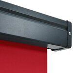 vidaXL Auvent latéral de balcon 175x250 cm Rouge