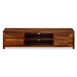 vidaXL Meuble TV Bois massif 120x30x30 cm