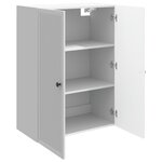 vidaXL Armoire Murale Blanc brillant 66 x 34 5 x 90 cm