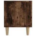 vidaXL Meuble TV chêne fumé 180x31 5x40 cm bois d'ingénierie