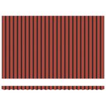 vidaXL Auvent Rétractable orange et marron 500 × 350 cm tissu