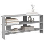 vidaXL MeubleTVd'Angle Gris Sonoma 102x40 5x45cm Bois d'ingénierie