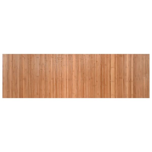 vidaXL Tapis rectangulaire naturel 60x200 cm bambou