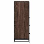 vidaXL Armoire de bain chêne marron 35x37 5x100 cm bois d'ingénierie