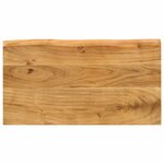 vidaXL Tables gigognes 3 Pièces avec bord vivant bois massif d'acacia