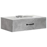 vidaXL Table d'appoint murale 59 x 34 5 x 17 cm Bois d'ingénierie