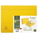 Paquet 10 chemises poche A4 FOREVER Jaune EXACOMPTA