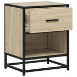 vidaXL Table de chevet chêne sonoma 40x31x50 cm bois d’ingénierie