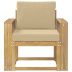 vidaXL 2 Pièce Ensemble de canapés d'extérieur Polyester