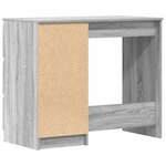 vidaXL Bureau Sonoma gris 90x45x76 cm Bois d'ingénierie