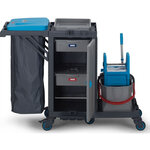 Chariot de ménage professionnel procart 317 - combisteel -  -  1380x620x1080mm