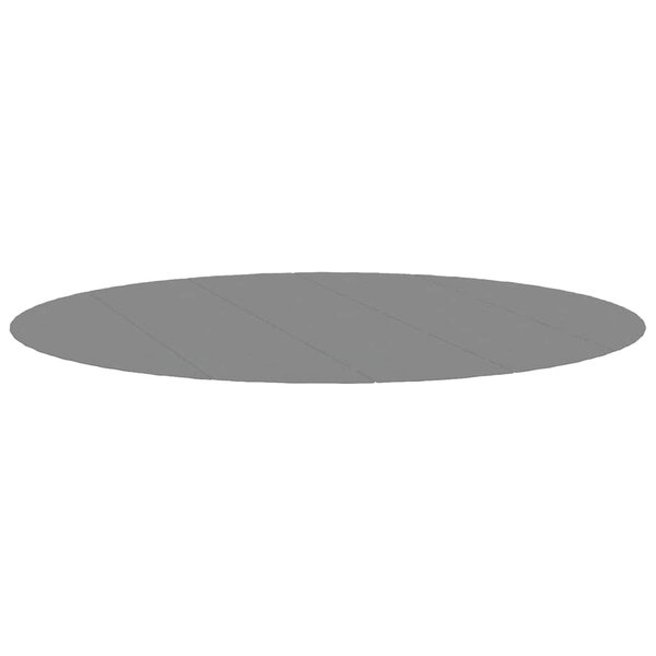 vidaXL Bâche de piscine gris clair Ø550 cm géotextile polyester