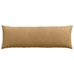 vidaXL Coussins de canapé 2 Pièces Marron 120 x 40 cm