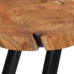 vidaXL Table de bar en rondins 90x54x105 cm bois d'acacia solide