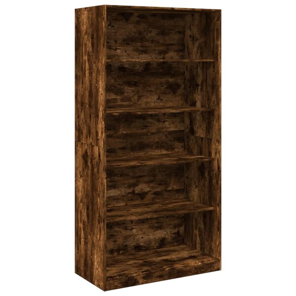 vidaXL Garde-robe chêne fumé 100x50x200 cm bois d'ingénierie