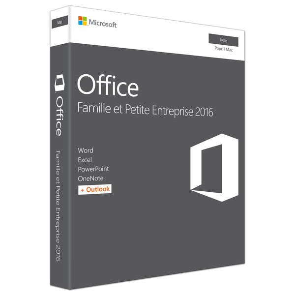 Office 2016 Famille et Petite Entreprise (MAC) - Clé licence à télécharger