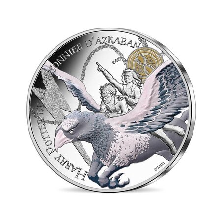 Monnaie de 10€ Argent  colorisée - Harry Potter et le prisonnier d'Azkaban - Millésime 2021