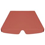 vidaXL Toit rechange balançoire terre cuite 188/168x145/110 cm