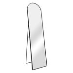 Miroir sur pied psyché inclinable 160 x 40 cm noir 03_0007971