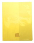 Protège-cahier Cristal Luxe 22/100ème 24x32 transparent Jaune CALLIGRAPHE