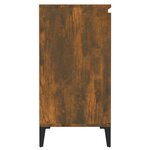 vidaXL Buffet Chêne fumé 60x35x70 cm Bois d'ingénierie