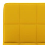 vidaXL Tabourets de bar lot de 2 jaune moutarde velours